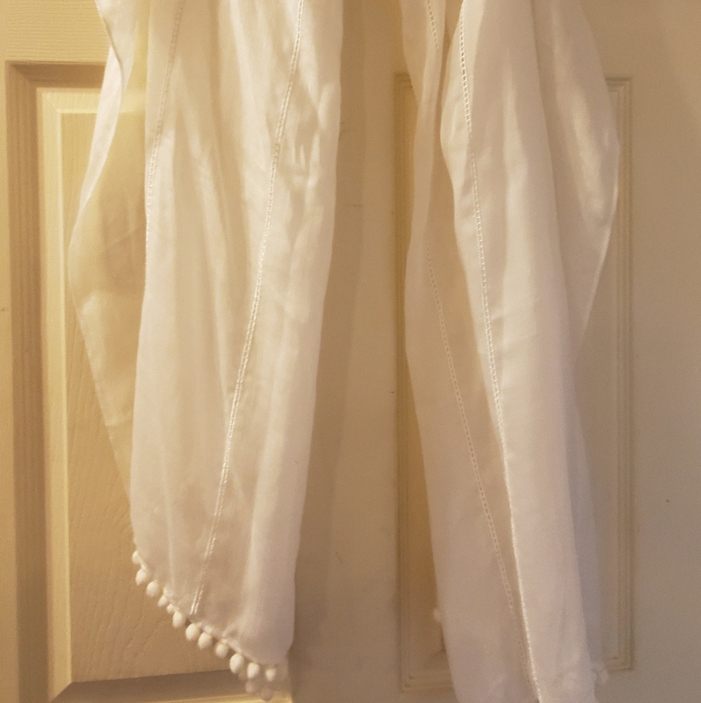 White scarf